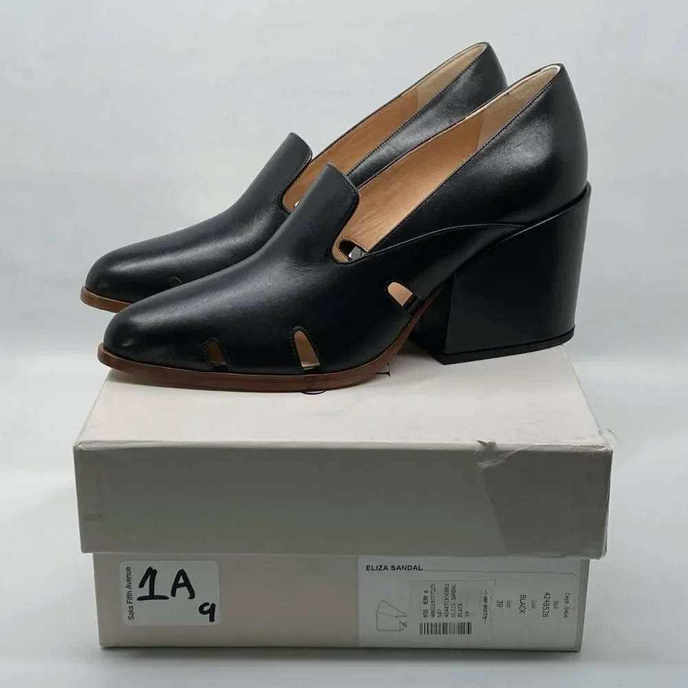 Gabriela Hearst Eliza 80MM Leather Loafers size 39